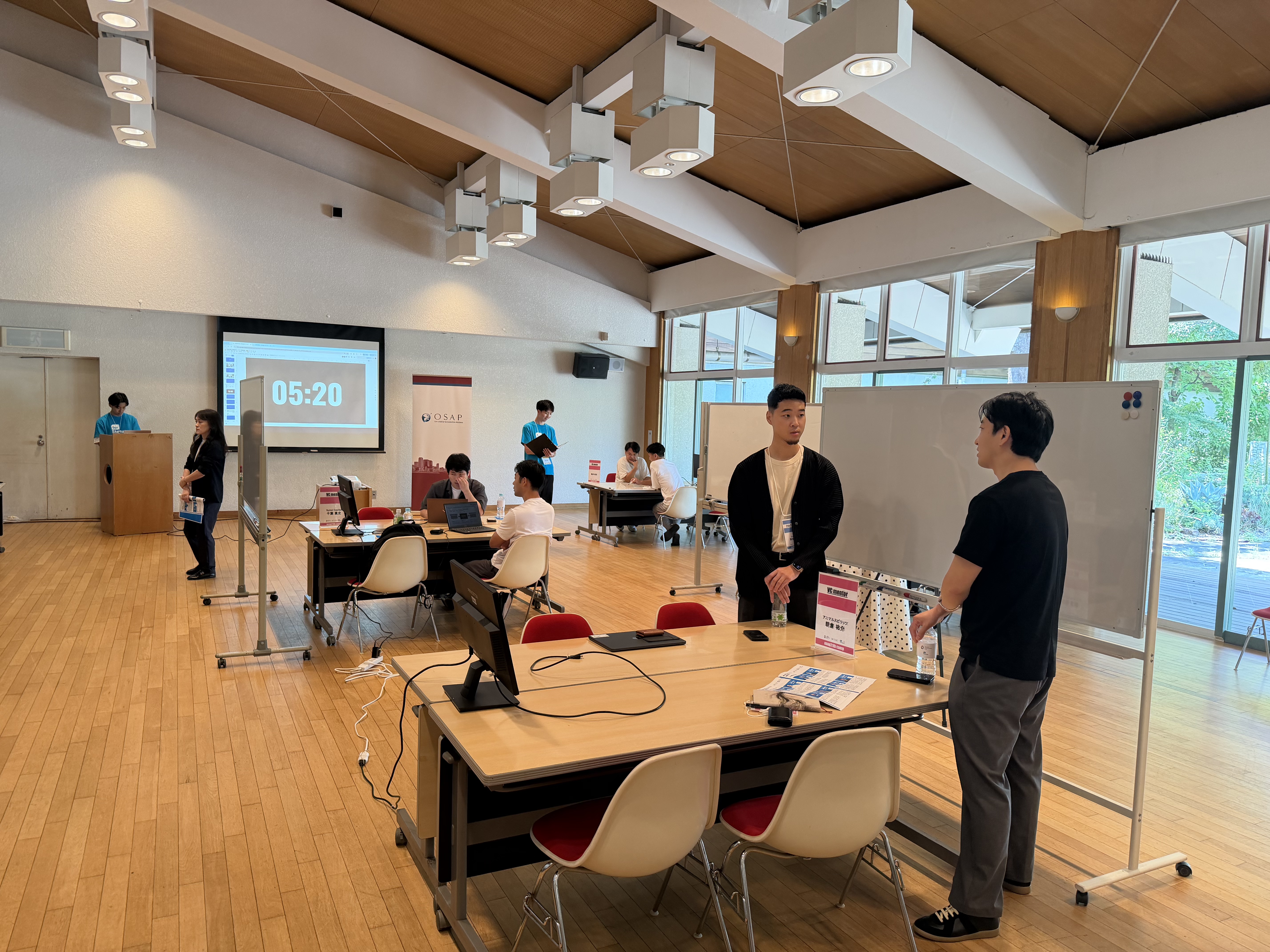 第21期OSAP合宿 Day 1のメンタリングの様子
