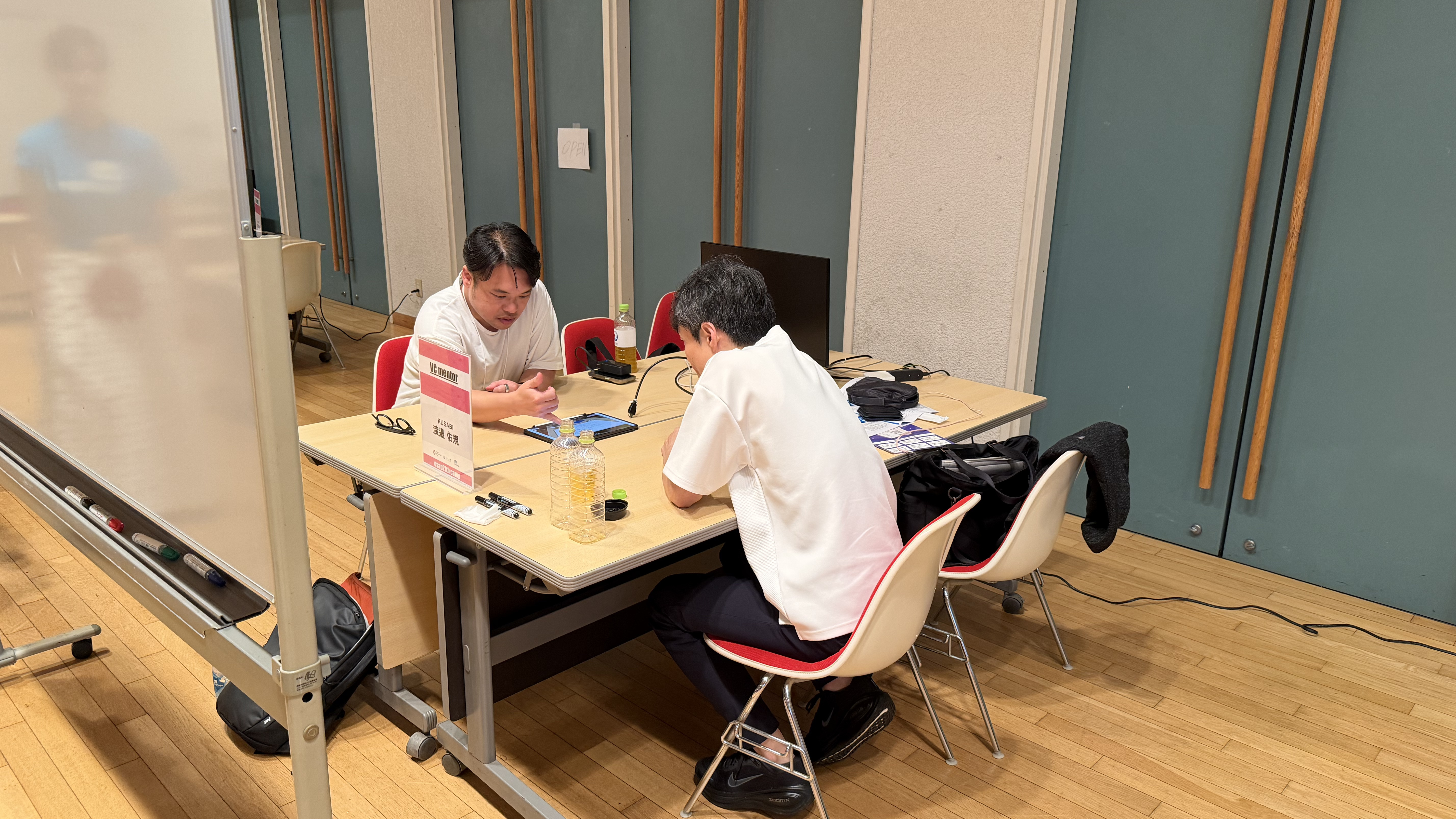 第21期OSAP合宿 Day 2のメンタリングの様子